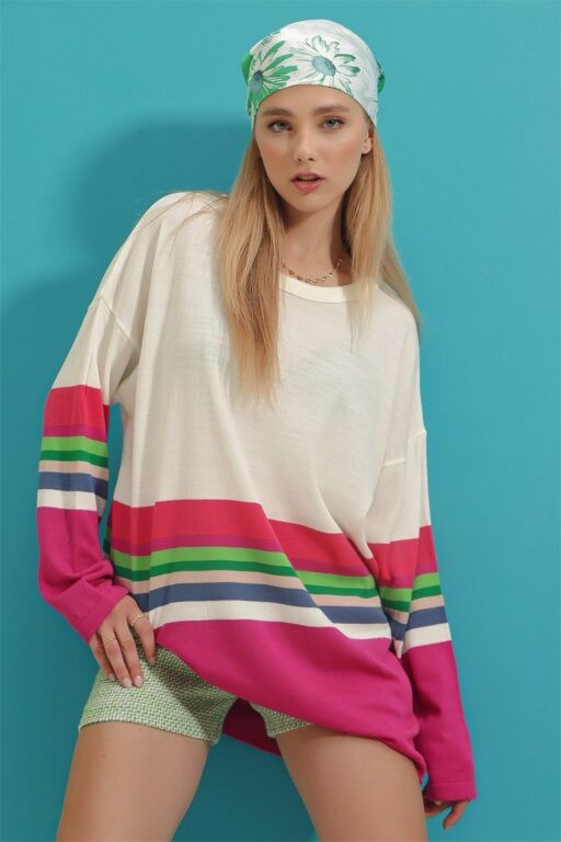 Trend Alaçatı Stili Sweater -