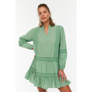 Trendyol Green Lace Detailed Voile Beach