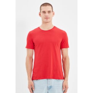 Trendyol Red Basic Men's Slim Fit 100% Cotton