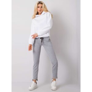 Gray women's melange pants