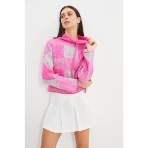 Trendyol Pink Jacquard Lace Detailed