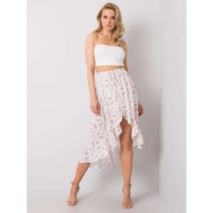 White skirt with frill from Tanesha
