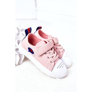 Children's Sneakers With Velcro Pink