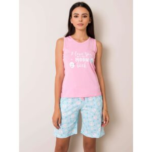 Pink and blue pajamas by