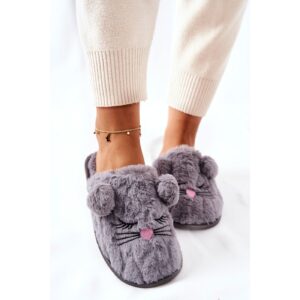 Soft Slippers Mouse with Ears