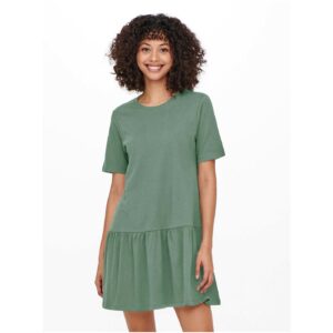 Zelené volné krátké šaty ONLY Marion