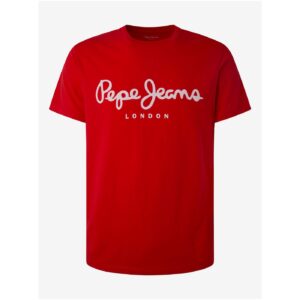 Červené pánské tričko Pepe Jeans Original -