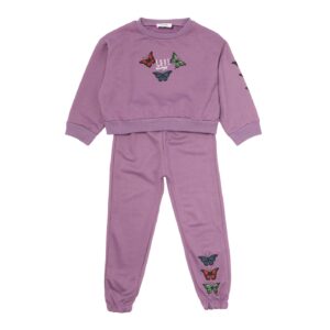 Trendyol Lilac Butterfly Girl Knitted