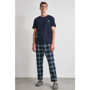 Trendyol Multicolored Plaid Woven Pajama