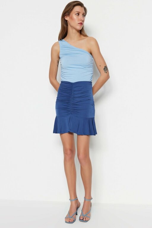 Trendyol Skirt - Dark blue
