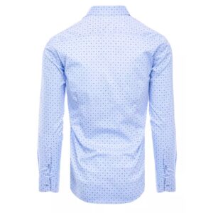 Blue men's patterned shirt Dstreet