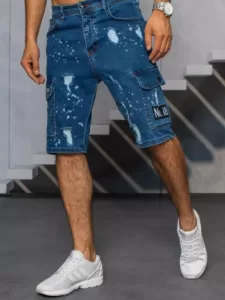 Men's denim blue shorts Dstreet