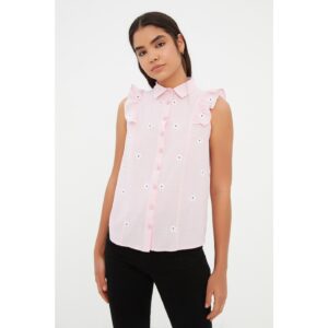 Trendyol Pink Sleeveless Shirt
