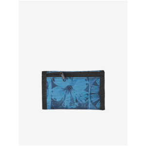 Modrá květovaná peněženka Quiksilver -