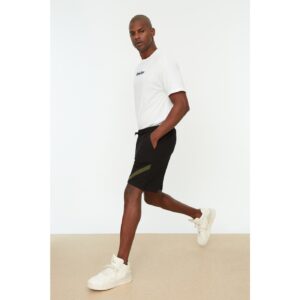 Trendyol Black Men's Regular Fit Paneled Shorts &