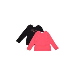 Trendyol Black-Multi-Color Basic 2-Pack Girl Knitted