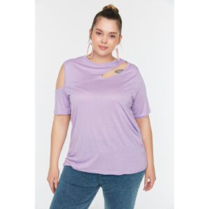 Trendyol Curve Lilac Cutout Detailed Knitted