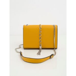 Mustard chain purse