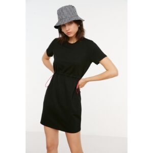 Trendyol Black Slim Knitted Dress With