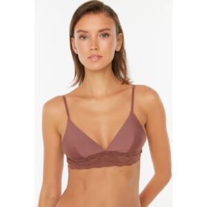 Trendyol Brown Lace Detailed