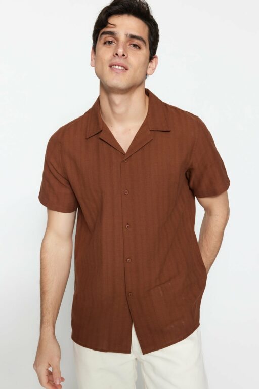 Trendyol Shirt - Brown -