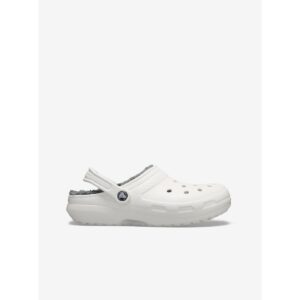 Bílé unisex pantofle Crocs -
