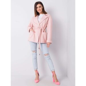 Light pink women's coat with