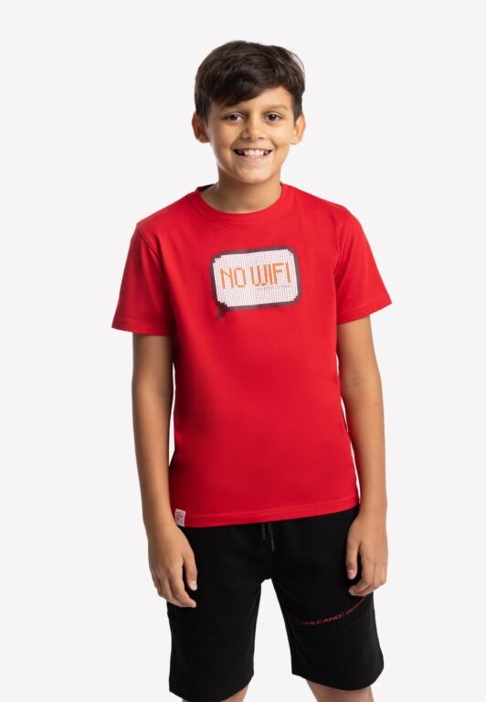 Volcano Kids's Regular T-Shirt T-Nowifi