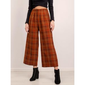 BSL Brown checked trousers