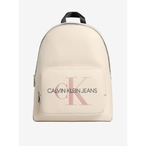 Krémový dámský batoh Calvin Klein -