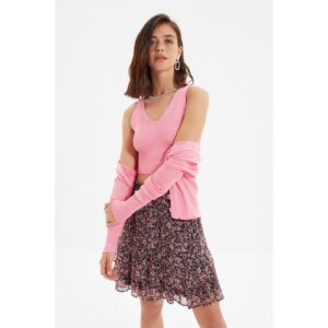 Trendyol Pink Buttoned Blouse Cardigan