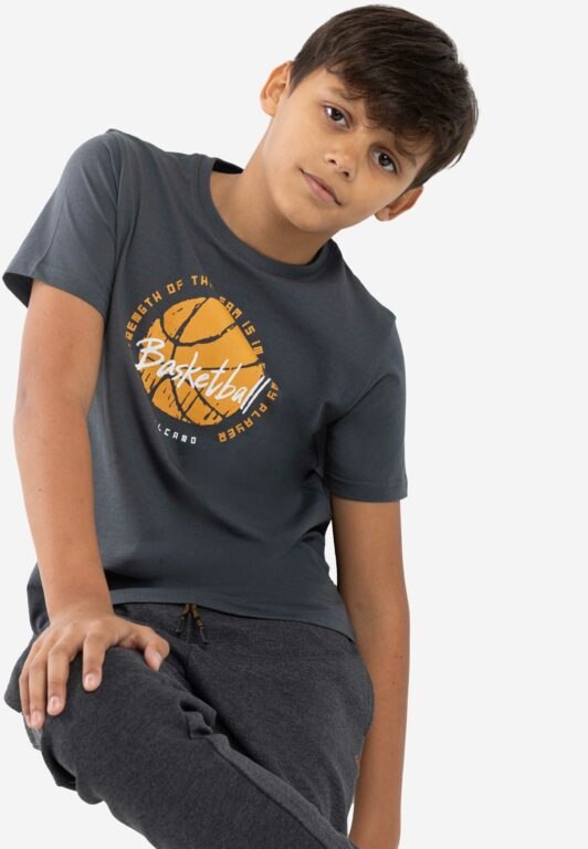 Volcano Kids's Regular T-Shirt T-Basketball