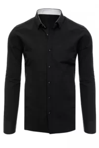 Men's elegant black shirt Dstreet