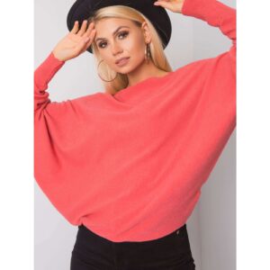 SUBLEVEL Coral oversized sweater