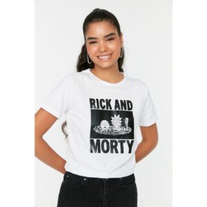 Trendyol White Rick&Morty Licensed