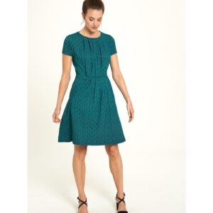 Zelené vzorované šaty Tranquillo -