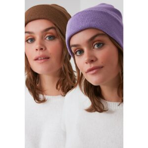Trendyol Lilac and Camel 2-pack