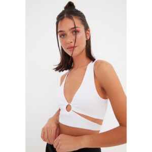 Trendyol White Cut Out