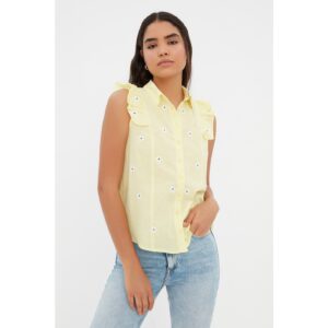 Trendyol Yellow Sleeveless Shirt