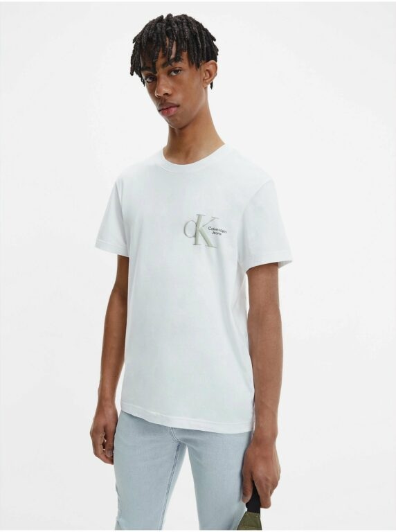 Bílé pánské tričko Calvin Klein