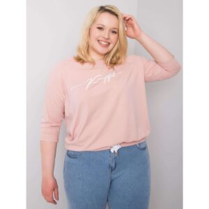 Muted pink women's blouse with