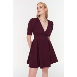 Trendyol Plum Double Breasted Collar