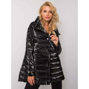 Women's black quilted jacket