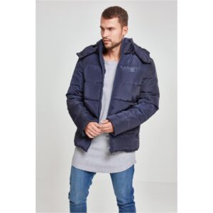 Hooded Puffer Jacket navy