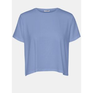 Modré volné basic tričko Noisy May Elly -