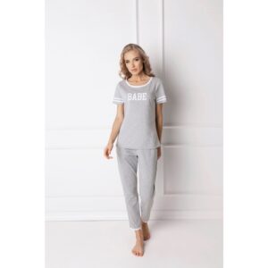 Babe Long Gray Pajamas