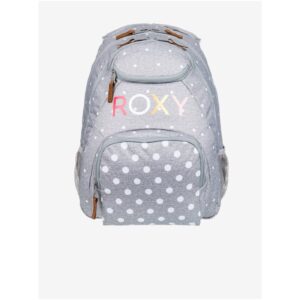 Šedý puntíkovaný holčičí batoh Roxy