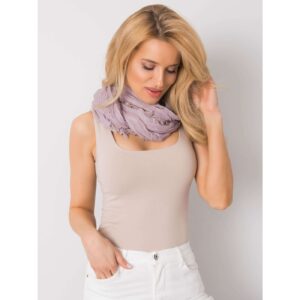 Light purple women's scarf with