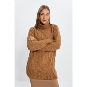 Trendyol Camel Turtleneck Knitwear