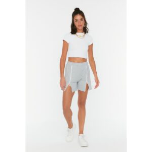 Trendyol Gray Knitted Shorts &